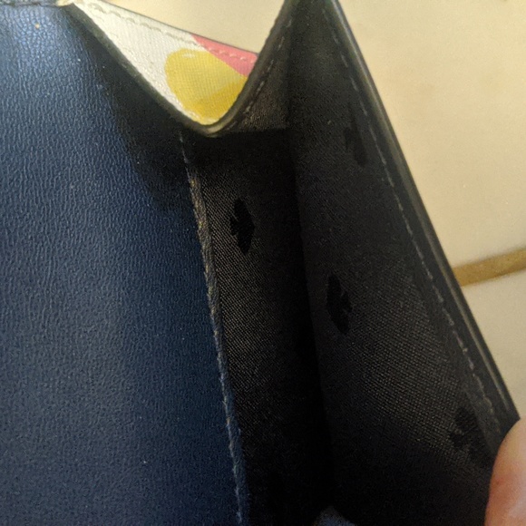 Kate Spade Lemon Zest Micro Tri Fold Wallet - Picture 6 of 8